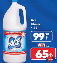 ACE KLASİK ÇAMAŞIR SUYU 2 LT